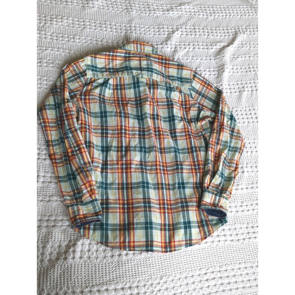 Dovetail Snap Work Shirt Oversized Long Sleeve Plaid Sz XS - Picture 4 of 9